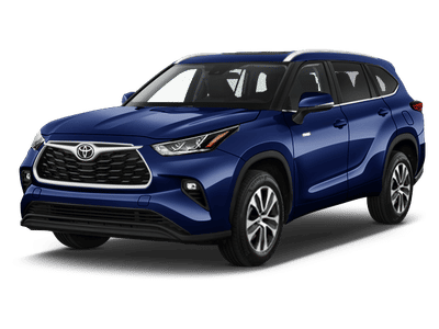2021 Toyota Highlander Hybrid XLE XLE — front three-quarter view