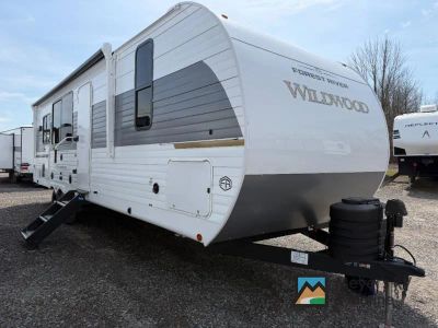 2026 Forest River RV Wildwood 27RK — front three-quarter view