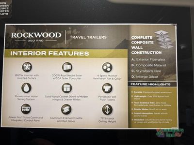 2026 Forest River RV Rockwood GEO Pro — photo 38 view