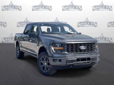 2026 Ford F-150 STX in Gray — front three-quarter view