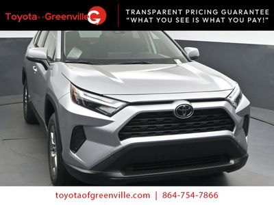 2025 Toyota RAV4 Hybrid XLE SUV — rear three-quarter view