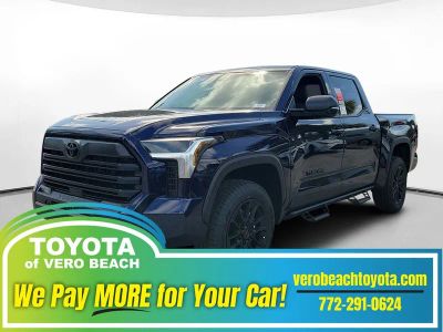 2026 Toyota Tundra SR5 in Blueprint — front three-quarter view