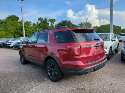 2018 Ford Explorer — rear three-quarter view