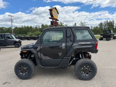 2026 Polaris Polaris XPEDITION ADV Northstar G26GVW99AJ in Matte Super Graphite — front three-quarter view