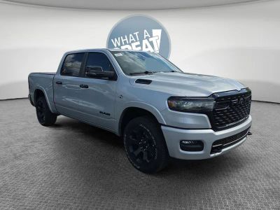 2026 RAM 1500 Big Horn/Lone Star in Silver Zynith — front three-quarter view