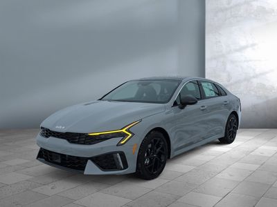 2026 Kia K5 — front three-quarter view