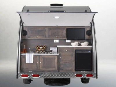 2020 nuCamp RV TAB 320 Boondock Lite — rear three-quarter view