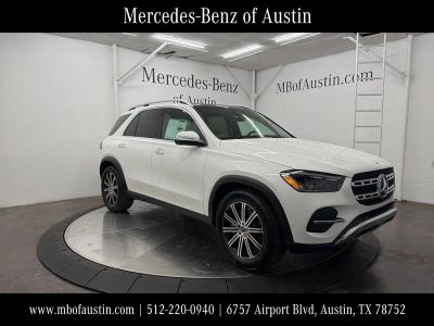 2026 Mercedes-Benz GLE 350 in Polar White — front three-quarter view