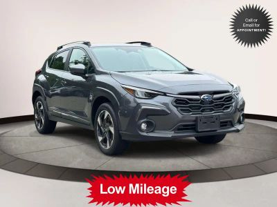 2025 Subaru Crosstrek Limited AWD in Gray — front three-quarter view