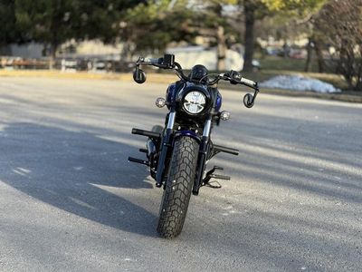 2025 Indian Motorcycle Scout Bobber Limited +Tech Spirit Blue Metallic - Photo 3