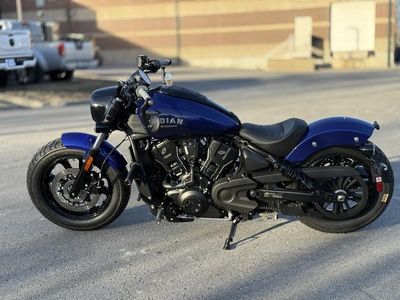 2025 Indian Motorcycle Scout Bobber Limited +Tech Spirit Blue Metallic - Photo 8