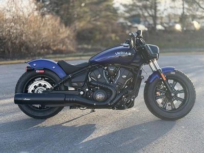 2025 Indian Motorcycle Scout Bobber Limited +Tech Spirit Blue Metallic - Photo 7