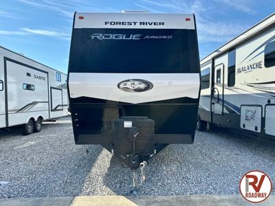 2026 Forest River RV Vengeance Rogue Armored — front three-quarter view