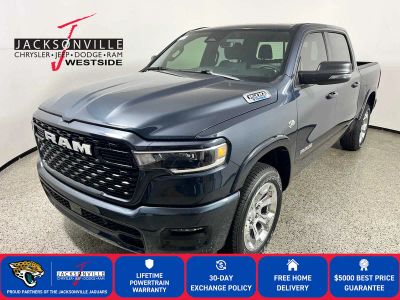 2026 RAM 1500 Big Horn in Forged Blue Metallic Exterior Paint — front three-quarter view