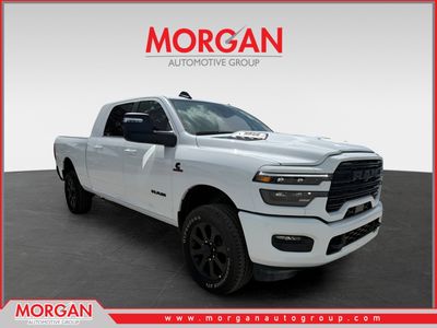 2026 Ram 2500 Laramie in Bright White Clearcoat — front three-quarter view