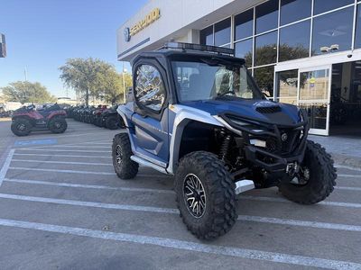2026 Yamaha YXE10WRLTL in BLUE — front three-quarter view