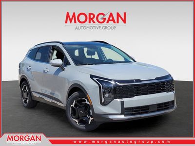 2026 Kia Sportage EX in Wolf Gray — front three-quarter view