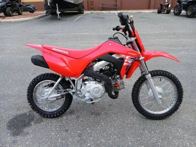 2026 Honda® CRF110F — front three-quarter view