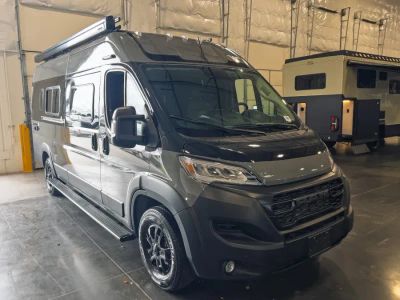 2027 Winnebago TRAVATO — front three-quarter view