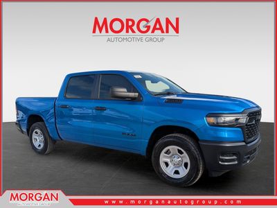 2026 Ram 1500 Tradesman in Blue — front three-quarter view