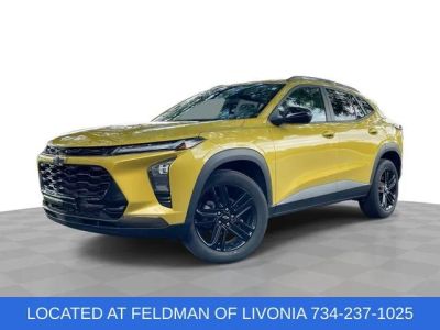 2024 Chevrolet Trax ACTIV in Nitro Yellow Metallic — front three-quarter view