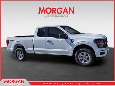 2026 Ford F-150 XLT in White — front three-quarter view