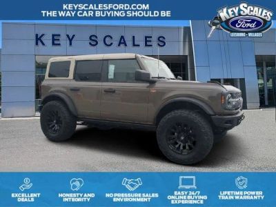 2026 Ford Bronco Badlands in Gray — front three-quarter view