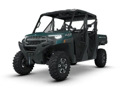 2026 Polaris® Ranger Crew XP 1000 Premium Blue Labyrinth — front three-quarter view