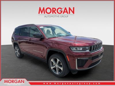 2026 Jeep Grand Cherokee L Limited in Red — front three-quarter view