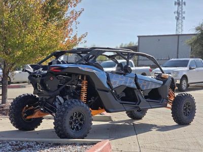 2026 Can-Am Maverick X3 MAX RS Turbo Scandi Blue & Orange Crush — detail view