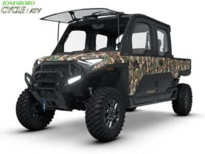 2026 Polaris® Ranger Crew XD 1500 NorthStar Ultimate Polaris Pursuit Camo — front three-quarter view