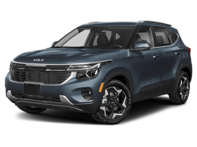 2026 Kia Seltos EX in Gray — front three-quarter view