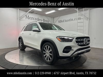 2026 Mercedes-Benz GLE 350 in Polar White — front three-quarter view
