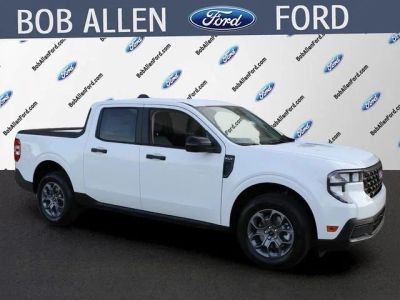 2026 Ford Maverick XLT in Oxford White — front three-quarter view