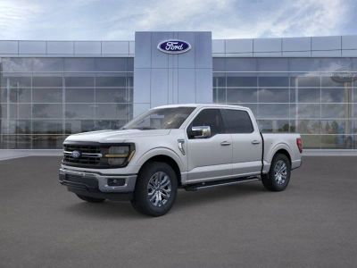 2026 Ford F-150 in Iconic Silver — front three-quarter view