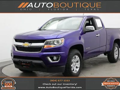 2016 Chevrolet Colorado 4WD LT in Laser Blue — front three-quarter view