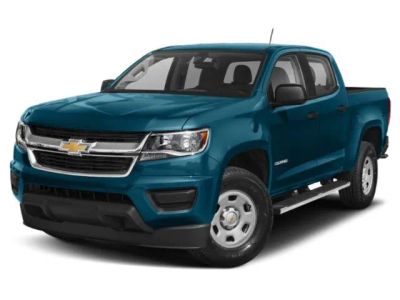 2020 Chevrolet Colorado 2WD Work Truck in Satin Steel Metallic — front three-quarter view