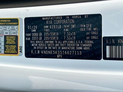2026 Kia Carnival — photo 34 view