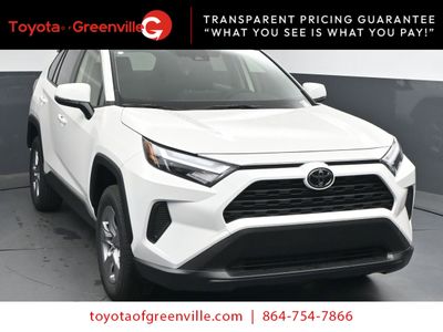 2025 Toyota RAV4 XLE SUV — rear three-quarter view
