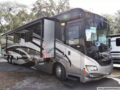 2012 Winnebago 42E — front three-quarter view