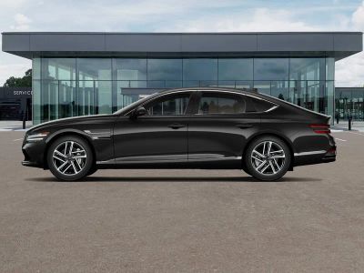 2027 Genesis G80 — rear three-quarter view