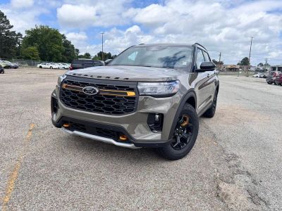 2026 Ford Explorer Tremor in Gray — front three-quarter view