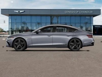 2026 Genesis G80 — rear three-quarter view