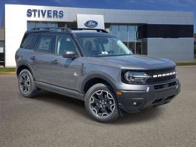 2026 Ford Bronco Sport Outer Banks 5 Door SUV, SUV &amp; Crossovers in Carbonized Gray Metallic — front three-quarter view