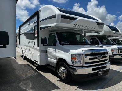 2027 Entegra ODYSSEY — front three-quarter view