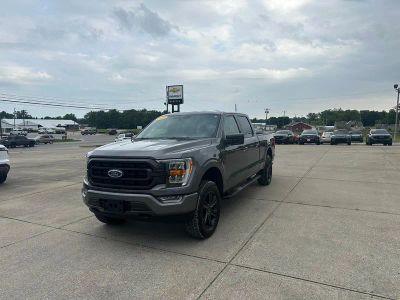 2021 Ford F-150 — rear three-quarter view