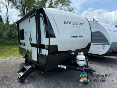 2027 Forest River RV Rockwood GEO Pro G15TLE — front three-quarter view