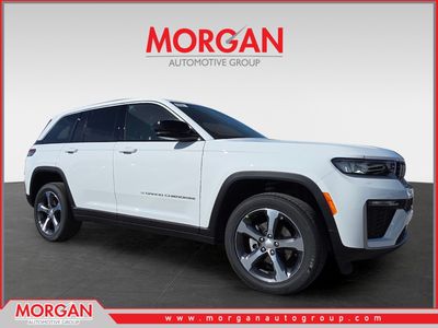 2026 Jeep Grand Cherokee Limited in White — front three-quarter view
