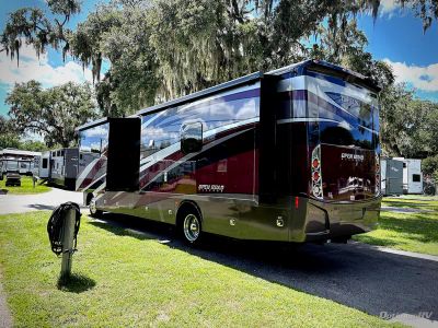 2022 Tiffin Open Road Allegro — rear three-quarter view