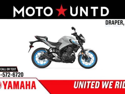 2025 Yamaha MT-03 — front three-quarter view